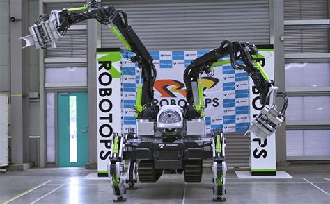 Tadano Robotops Walking Robot Crane Robotics News