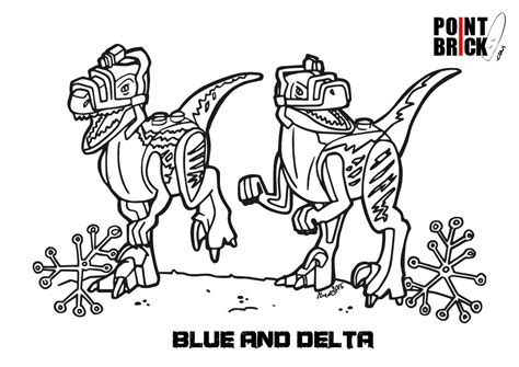 Jurassic worldcoloring pages are a fun way for kids of all ages to develop creativity focus motor. Coloriage Jurassic World Blue - Coloriage Ideas