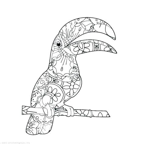 Toucan coloring page for kids printable. Toucan Bird Coloring Pages at GetDrawings | Free download