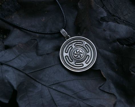 Hecate Labyrinth Also Known As A Strophalos Hecate Key Necklace Pendant Related To Hecate