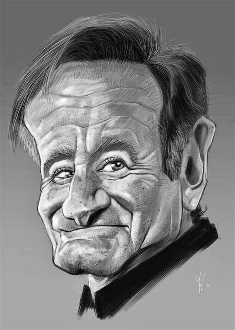 Robin Williams Cartoon Faces Funny Faces Cartoon Art Caricature