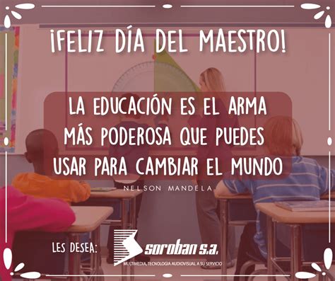 Pasang aplikasi feliz dia del maestro versi terkini secara percuma. Soroban les desea ¡Feliz Día del Maestro 2019! | Soroban Perú