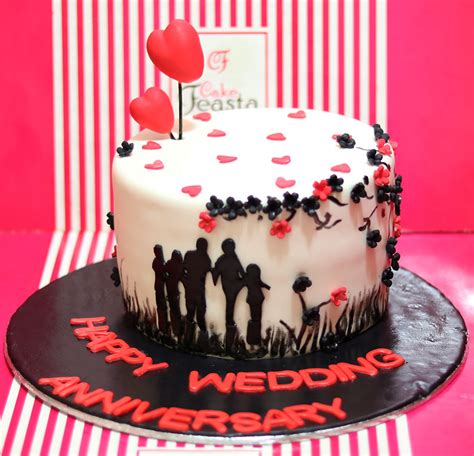 Nothing makes a celebration more perfect than a good cake. Little Hearts Anniversary Cake - Fondant Cakes in Lahore ...