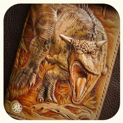 Honghao Cai Leather Art Leather Carving Leather Working Patterns
