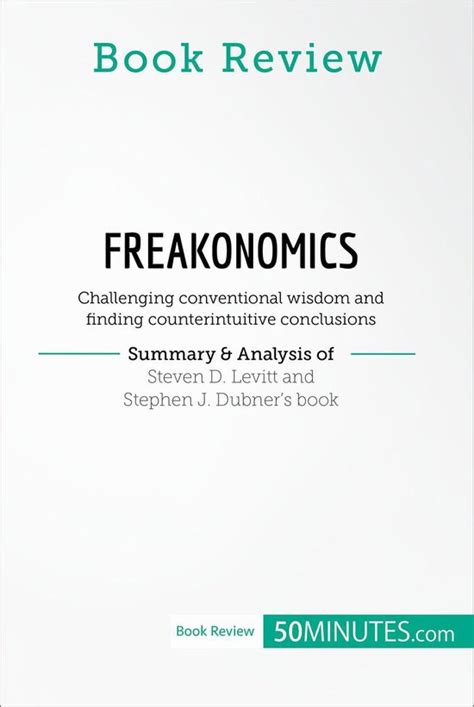 Book Review Book Review Freakonomics By Steven D Levitt And Stephen