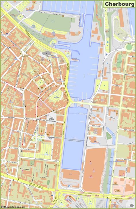 Cherbourg Map France Discover Cherbourg With Detailed Maps