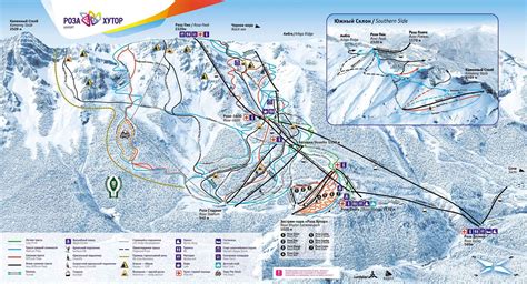 Sochi Piste Map