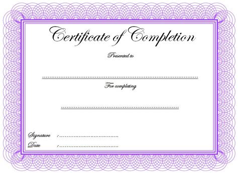 Practical completion certificate (page 1). 10+ Certificate of Completion Templates Editable