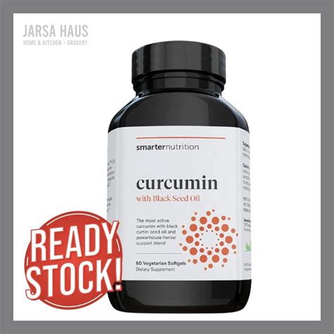 Smarter Curcumin With Black Seed Oil 60 Softels Potency And