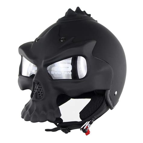 Double Lens Motorcycle Helmet Dot Standard Skull Casco With Double D