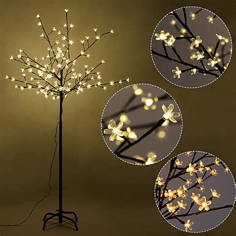 Buy Costway Christmas Xmas Cherry Blossom Led Tree Light Floor Lamp