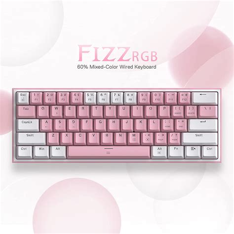 Buy Redragon K617 Fizz 60 Wired Rgb Gaming Keyboard 61 Keys Compact
