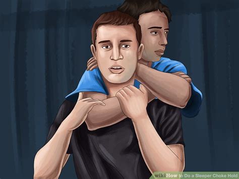 How To Do A Sleeper Choke Hold Steps With Pictures Wikihow