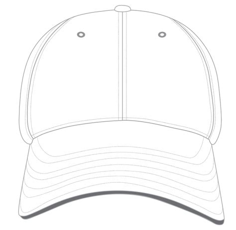 blank hat template