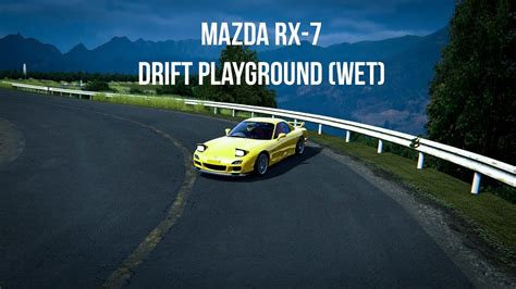 Assetto Corsa Mazda Rx Drift Playground Wet