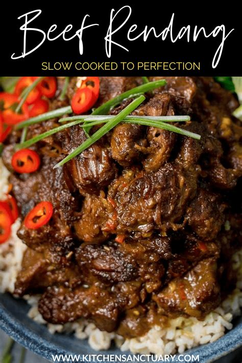 Beef Rendang Slow Cooked Fall Apart Spicy Beef With A Touch Of Heat