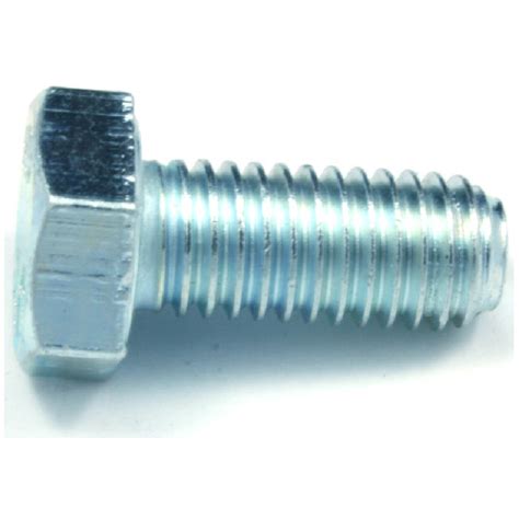Reliable Hex Head Metric Bolts Full Thread Zinc Plated M6 X 20 Mm