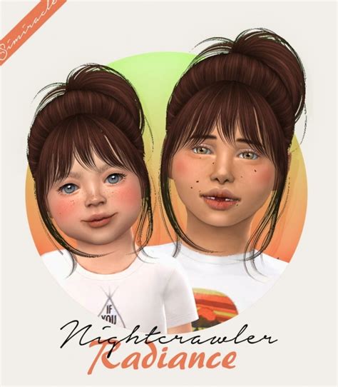 Nightcrawler Stacie Hair For Kids And Toddlers At Simiracle Sims 4 Vrogue