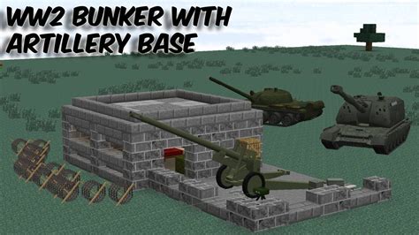 Ww2 Artillery Bunker And Survival Base How To Make A Ww2 Styled