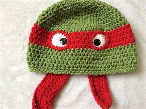 Ravelry Ninja Turtle Hat Pattern By The Crocheting Mom