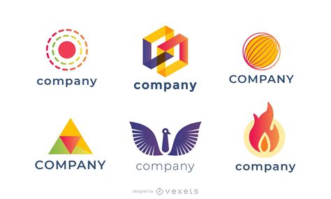 Variety Of Logo Template Designs Vector Download