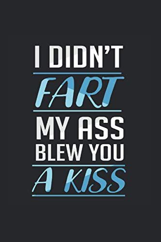 fart kiss flirt person journal funny dot grid notebook if you love