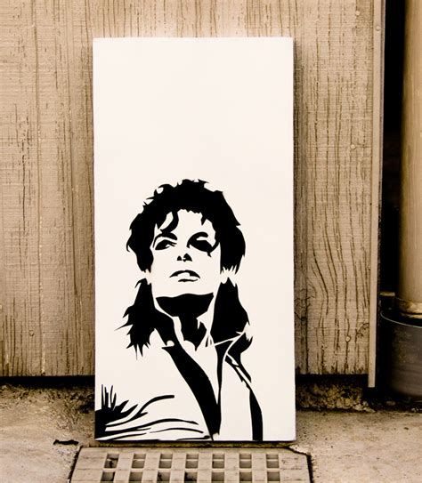 Michael Jackson Stencil Template