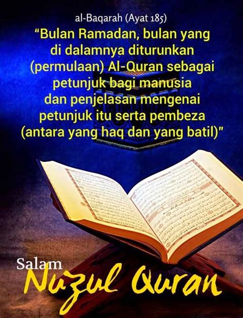 Tanda pencinta wahyu | ustaz badli shah alauddin. **Dari Hati Bunda** : Salam Nuzul Al-Quran