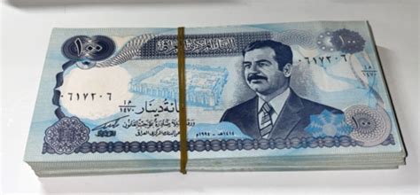 Iraq 100 Dinars 1994 P 84 Saddam Bundle 100 Pcs UNC SCARCE EBay