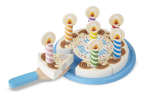 Melissa And Doug Birthday Party Cake Wooden Play Food