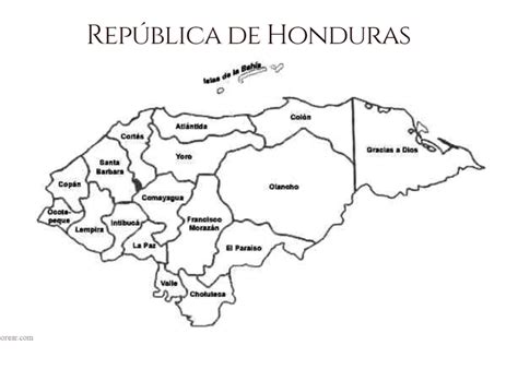 Mapa De Honduras Para Colorear Mapa De Honduras Images Images