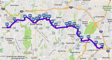 Dc Area Metro Map