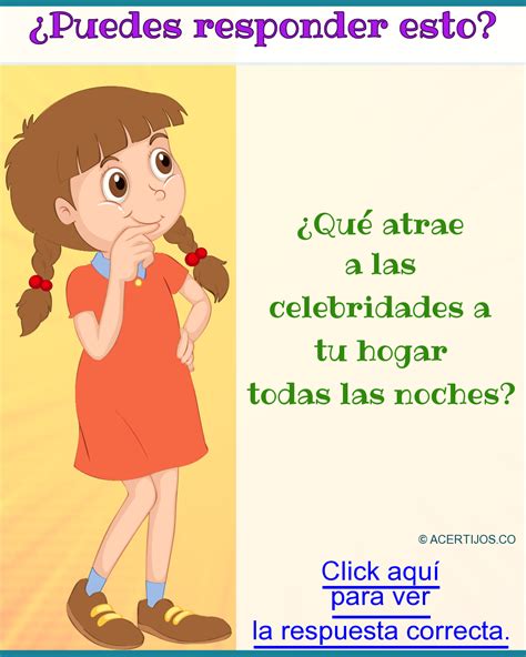 Maybe you would like to learn more about one of these? Acertijos mentales Genial. ¿Qué atrae a las celebridades a ...