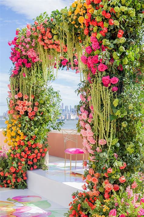 Vibrant Colorful Wedding That Breaks The Mold Wedding Colors Floral