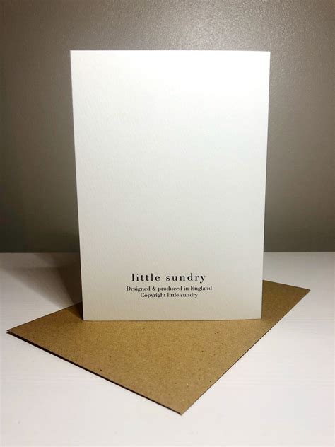 Minimalist Greeting Card Set 4 A6 Blank Cards Etsy