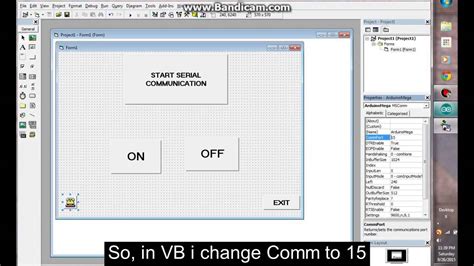 Create Exe Visual Basic 60 To Control Arduino Youtube