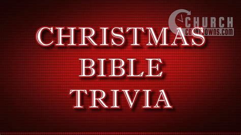 Christmas Bible Trivia Countdown Free Download Youtube