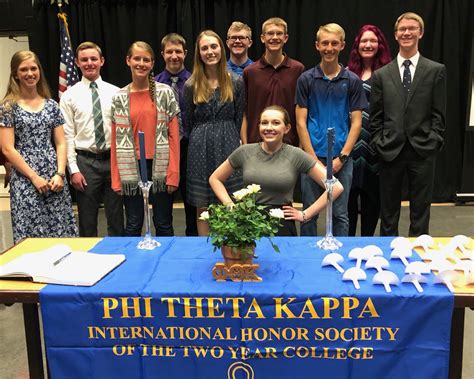 Dayton High School Students Inducted Into Phi Theta Kappa Honor Society