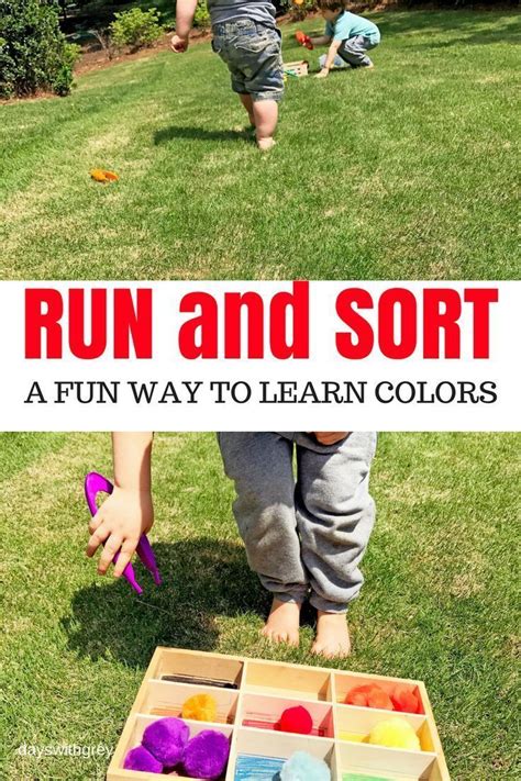 Run Sort Repeat An Outdoor Math Activity Outdoor Games For