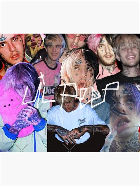 Lil Peep Life In Images Photographic Print For Sale By Shoxio Redbubble