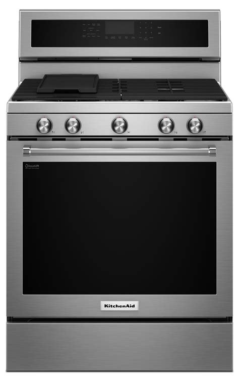 Kitchenaid Stainless Steel Freestanding Gas Range 58 Cu Ft