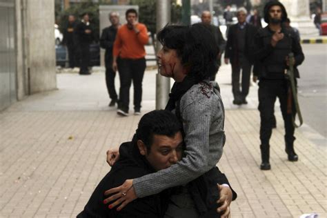 Egyptian Police Attack Marchers Carrying Flowers To Tahrir Square Killing Protester The New