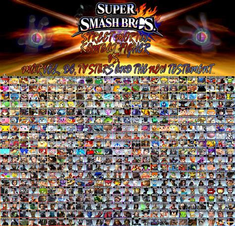 Super Smash Bros Giant Roster Dlc By Smashbrawlr7538 On Deviantart