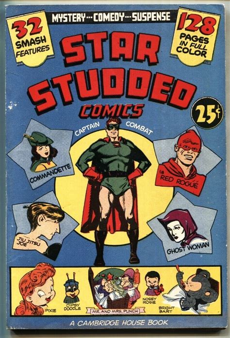 Star Studded Comics 1945 Major Domo Ghost Woman 1st Captain Combat