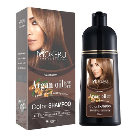 Jual Mokeru Argan Oil Pewarna Rambut Shampoo Hair Dye Shampoo Ml