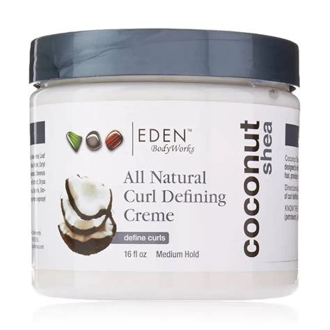 Eden Bodyworks Coconut Shea Medium Hold Natural Curl Defining Frizz Control Moisturizing Hair