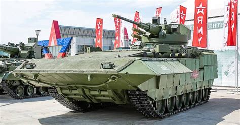 military and commercial technology heavy bmp t 15 armata with a new module will appear at the