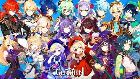 Genshin Impact All 30 Characters Skills Vs Story Gameplay Showcase