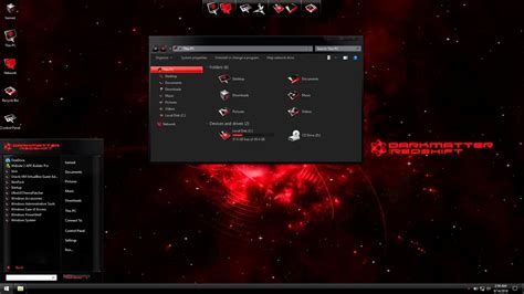 Blackmatter Red Skinpack Skin Pack Theme For Windows 11 And 10