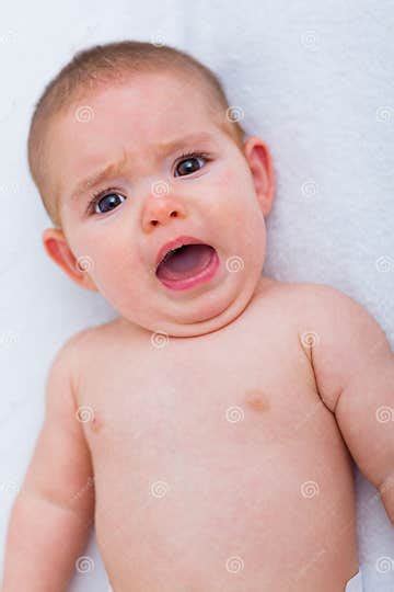 Funny And Angry Baby Face Stock Photo Image Of Indoor 83812480
